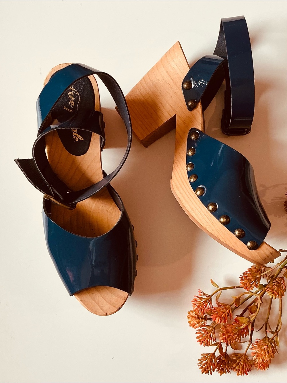 Free People Pasadena Pasadena Platform Clog Sandal Sz 41
